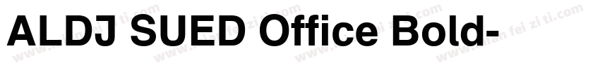 ALDI SUED Office Bold字体转换